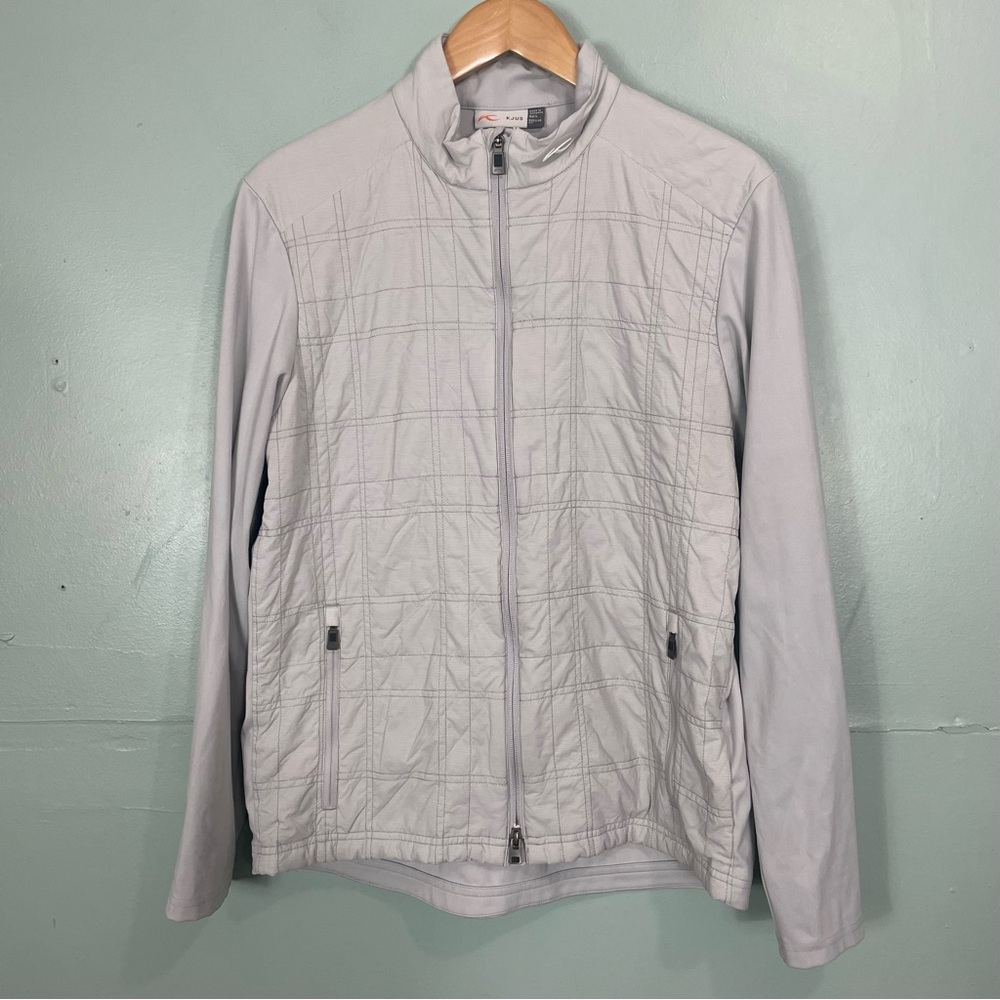 KJUS Men’s Rowan Insulated Jacket Alloy Grey Men Sz Large Regular Fit Full Zip